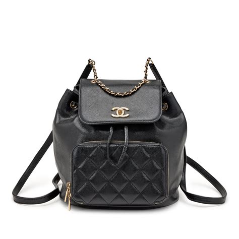 chanel quilted caviar backpack|CHANEL Caviar Quilted CC Mini Classic Backpack Black .